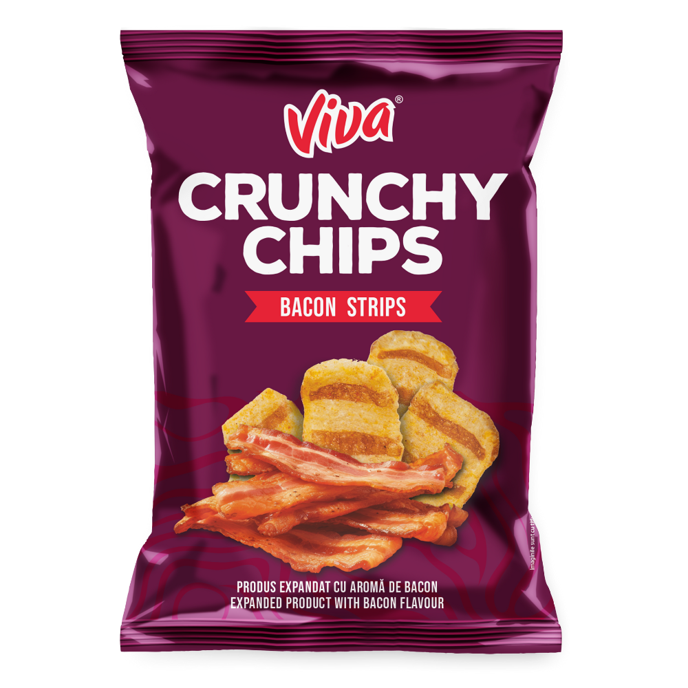Viva crunchy chips bacon 50g