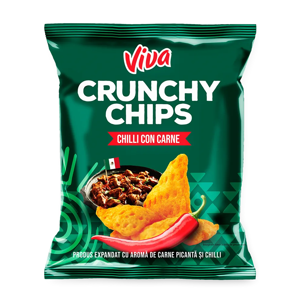 viva crunchy chips chili. 50g
