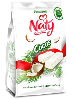 Naty cocos kókusszal bevonva