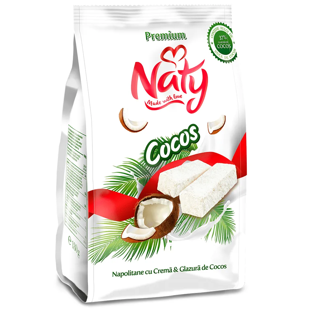 Naty cocos kókusszal bevonva