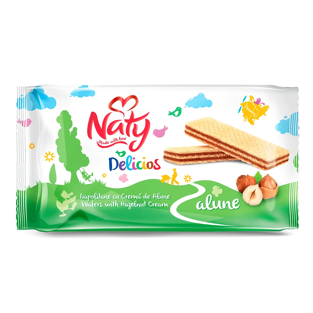 Naty wafers mogyorókrém 160g