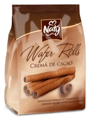 Naty Rolls csokoládé krémmel